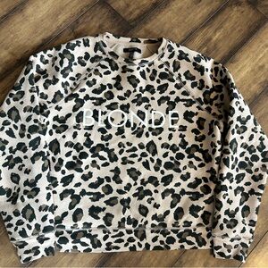 Brunette The Label - BLONDE Leopard Print Sweater